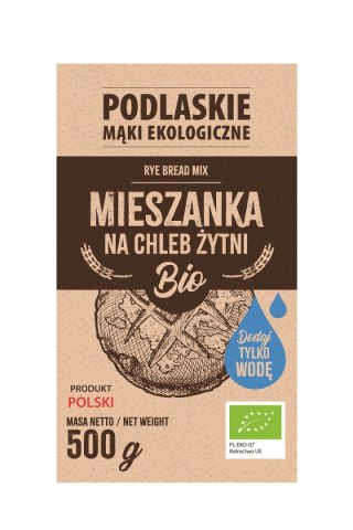 MIESZANKA NA CHLEB ŻYTNI BIO 500 g - BIO LIFE (PODLASKIE MĄKI)