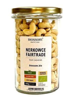 ORZECHY NERKOWCA FAIRTRADE BEZGLUTENOWE BIO 250 g - BIOSSOM