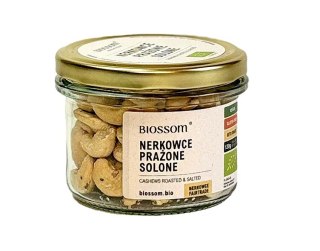 ORZECHY NERKOWCA PRAŻONE I SOLONE BEZGLUTENOWE BIO 120 g - BIOSSOM