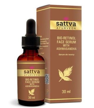 SERUM DO TWARZY Z ASHWAGANDHĄ I BIO-RETINOLEM 30 ml - SATTVA (AYURVEDA)