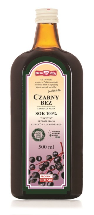 SOK Z CZARNEGO BZU 500 ml - POLSKA RÓŻA