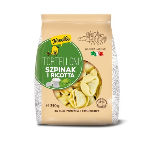 TORTELLONI SZPINAK I RICOTTA 250 g - NOVELLE