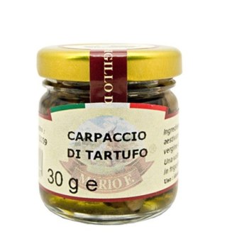 TRUFLE KROJONE W OLIWIE Z OLIWEK EXTRA VIRGIN 30 g - MARIO F (CARPACCIO DI TARTUFO)