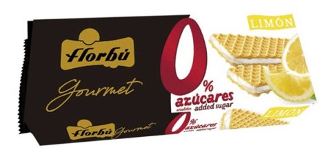 WAFELKI Z KREMEM CYTRYNOWYM BEZ DODATKU CUKRU 150 g - FLORBU