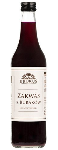 ZAKWAS Z BURAKÓW NIEPASTERYZOWANY 500 ml - KROKUS