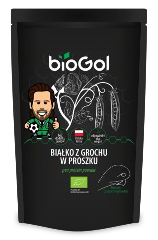 BIAŁKO Z GROCHU W PROSZKU BIO 500 g - BIOGOL