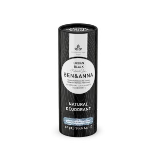 DEZODORANT W SZTYFCIE NA BAZIE SODY URBAN BLACK ECO 40 g - BEN & ANNA