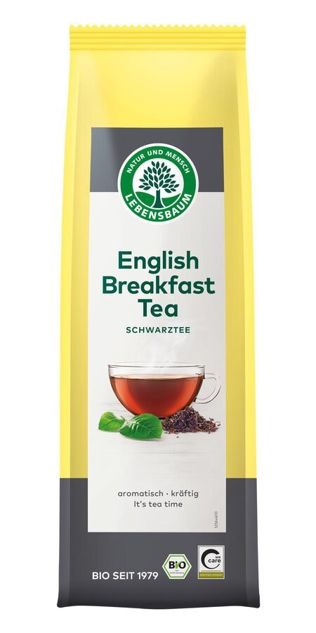 HERBATA CZARNA ENGLISH BREAKFAST LIŚCIASTA BIO 100 g - LEBENSBAUM