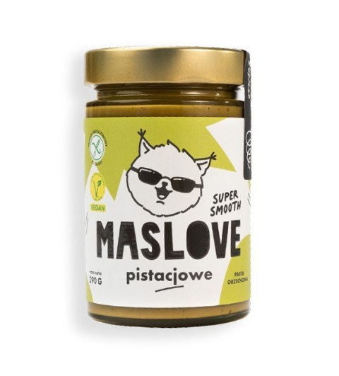 KREM PISTACJOWY SUPER SMOOTH BEZGLUTENOWY 290 g - MASLOVE