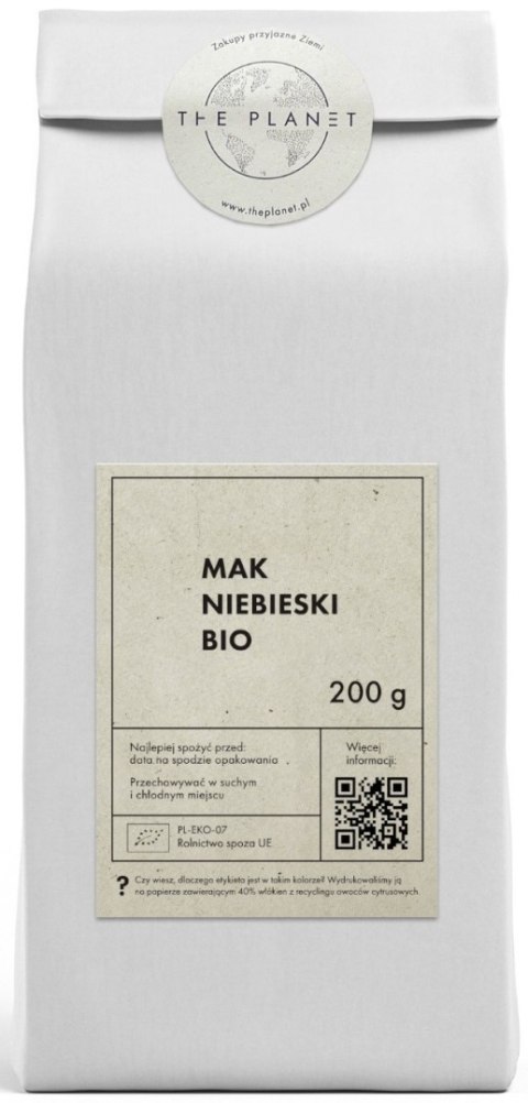 MAK NIEBIESKI BIO 200 g - THE PLANET