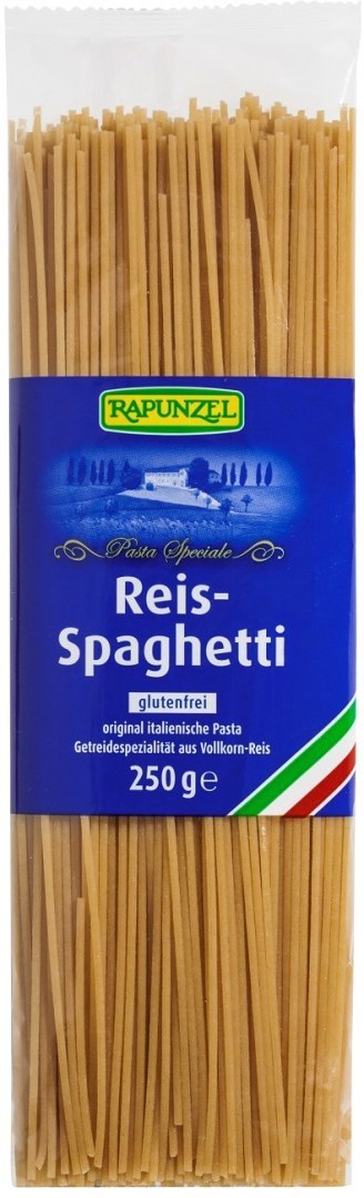 MAKARON (RYŻOWY RAZOWY) SPAGHETTI BEZGLUTENOWY BIO 250 g - RAPUNZEL