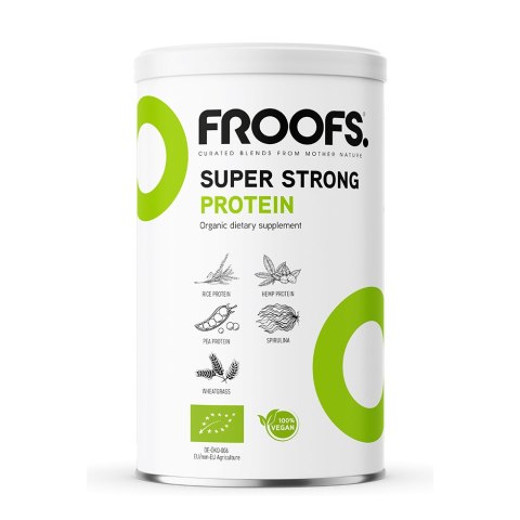 MIESZANKA SUPER STRONG PROTEIN W PROSZKU BIO 400 g - FROOFS