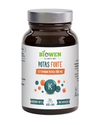 POTAS FORTE (1100 mg) BEZGLUTENOWY 100 KAPSUŁEK - HEMPKING (BIOWEN)