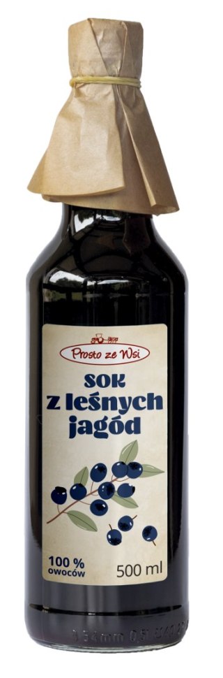 SOK Z JAGODY LEŚNEJ 500 ml - PROSTO ZE WSI