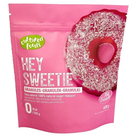 ZAMIENNIK CUKRU W GRANULKACH "HEY SWEETIE" BEZGLUTENOWY 400 g - CULTURED FOODS