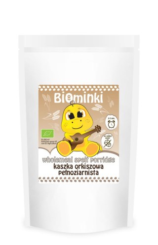 KASZKA MANNA ORKISZOWA PEŁNOZIARNISTA BEZ DODATKU CUKRÓW BIO 200 g - BIOMINKI