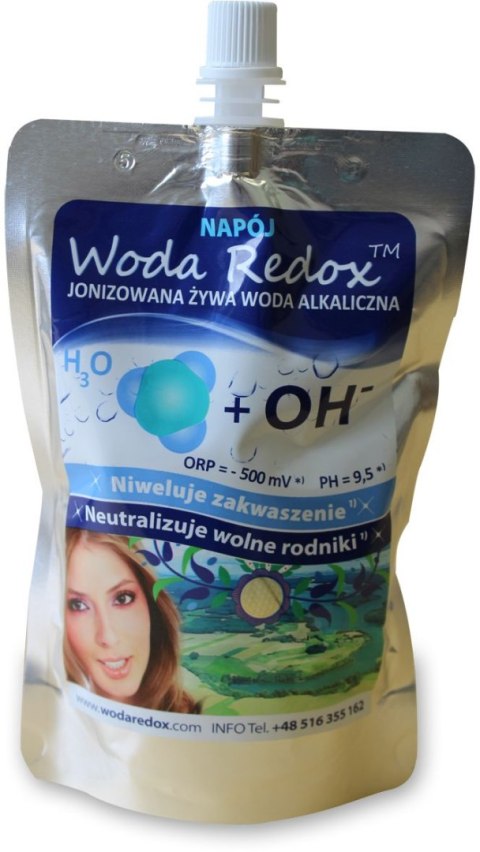 NAPÓJ JONIZOWANA WODA ALKALICZNA REDOX pH 9,5 240 ml - WODA REDOX