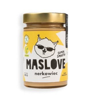 KREM Z ORZECHÓW NERKOWCA SUPER SMOOTH BEZGLUTENOWY 290 g - MASLOVE