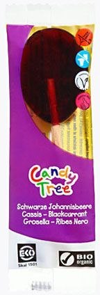 LIZAK CZARNA PORZECZKA BEZGLUTENOWY BIO 13 g - CANDY TREE