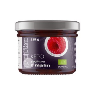 MUS Z MALIN BEZ DODATKU CUKRU KETO BIO 235 g - GRAJFKA