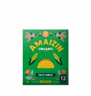 MUSZLE TACO BEZGLUTENOWE BIO 150 g (12 szt.) - AMAIZIN