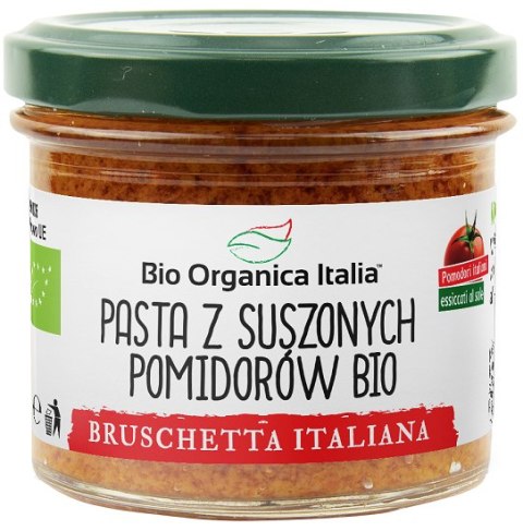 PASTA Z SUSZONYCH POMIDORÓW (BRUSCHETTA) BIO 100 g - BIO ORGANICA ITALIA