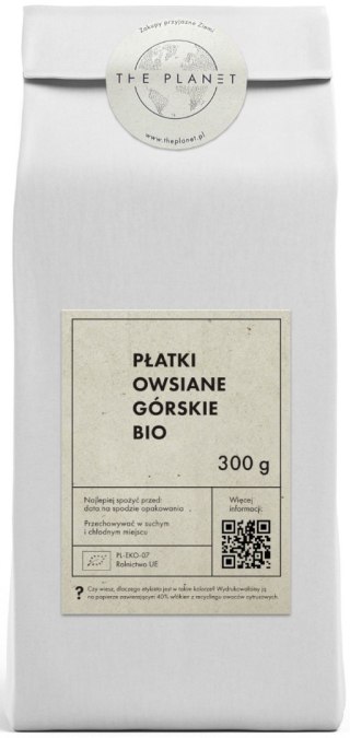 PŁATKI OWSIANE GÓRSKIE BIO 300 g - THE PLANET