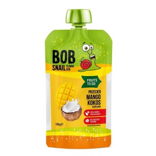 PRZECIER FRUIT TO GO MANGO - KOKOS - CYTRYNA BEZ DODATKU CUKRU 120 g - BOB SNAIL