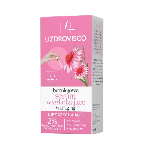 SERUM DO TWARZY WYGŁADZAJĄCE ANTI-AGING 30 ml - UZDROVISCO (BEZOLEJOWA)