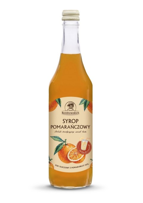 SYROP POMARAŃCZOWY 500 ml - REMBOWSCY