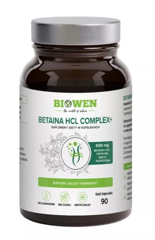 BETAINA HCL COMPLEX 90 KAPSUŁEK - HEMPKING (BIOWEN)