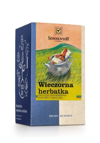 HERBATKA ZIOŁOWO - OWOCOWA WIECZORNA (EVENING TEA) BIO (18 x 1,5 g) 27 g - SONNENTOR