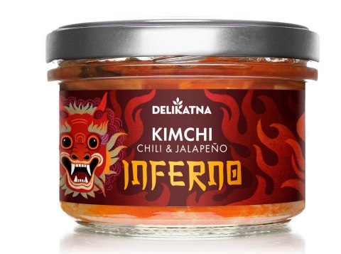 KIMCHI INFERNO 200 g - DELIKATNA (ZAKWASOWNIA)