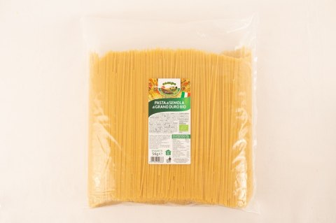 MAKARON (SEMOLINOWY) SPAGHETTI BIO 5 kg - HORECA