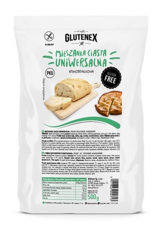 MIESZANKA CIASTA UNIWERSALNA NISKOBIAŁKOWA BEZGLUTENOWA 500 g - GLUTENEX