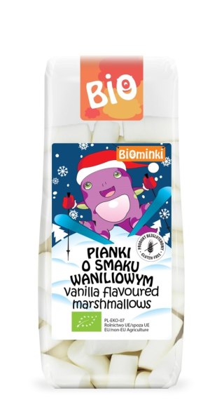 PIANKI O SMAKU WANILIOWYM BEZGLUTENOWE BIO 120 g - BIOMINKI (EDYCJA ŚWIĄTECZNA)(PRODUKT SEZONOWY)