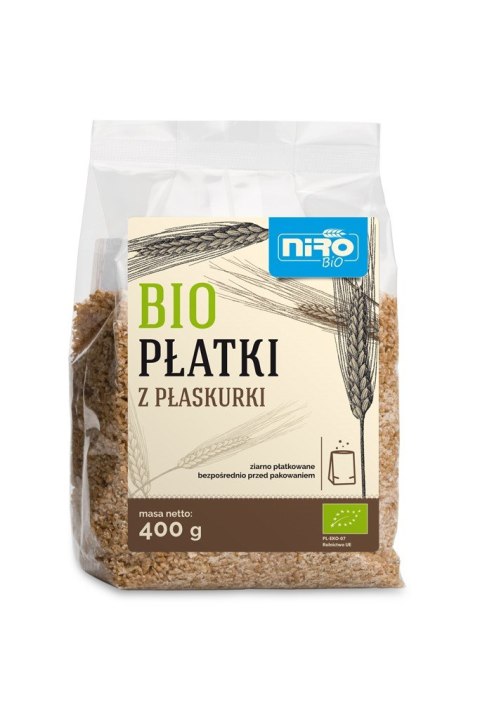 PŁATKI Z PŁASKURKI BIO 400 g - NIRO