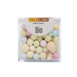 POSYPKA CUKROWA KOLOROWE KULECZKI MIX BIO 50 g - DECOCINO (PRODUKT SEZONOWY)