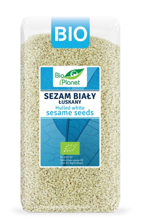 SEZAM BIAŁY ŁUSKANY BIO 400 g - BIO PLANET