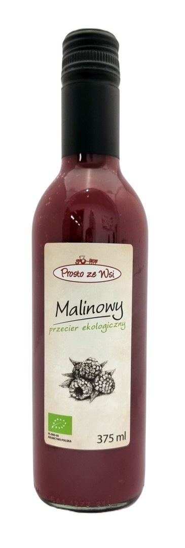 SOK PRZECIEROWY MALINOWY BIO 375 ml - PROSTO ZE WSI