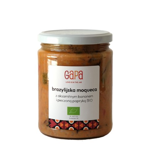 GULASZ Z PIECZONĄ PAPRYKĄ I BANANEM BRAZYLIJSKI BIO 450 g - GAPA