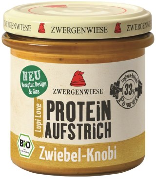 PASTA PROTEINOWA Z CEBULĄ I CZOSNKIEM BEZGLUTENOWA BIO 135 g - ZWERGENWIESE