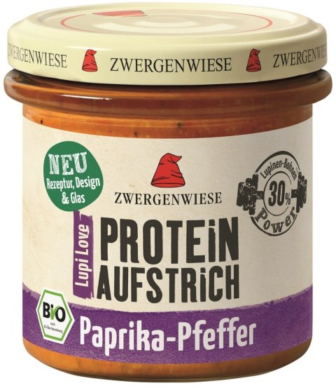 PASTA PROTEINOWA Z PAPRYKĄ I PIEPRZEM BEZGLUTENOWA BIO 135 g - ZWERGENWIESE