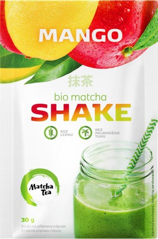 SHAKE W PROSZKU Z MATCHĄ I MANGO BEZGLUTENOWY BIO 30 g - AMYLON