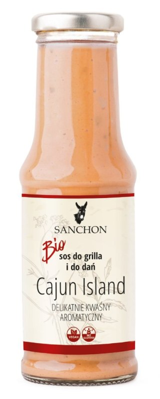 SOS CAJUN ISLAND WEGAŃSKI BEZGLUTENOWY BIO 210 ml - SANCHON